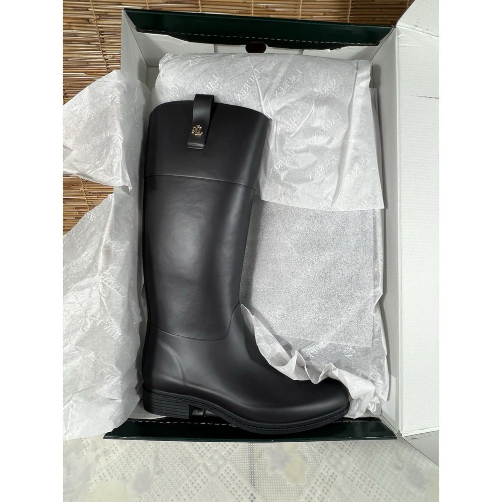 LAUREN RALPH LAUREN barnes-bo-rai Lauren Nav Matte Rubber Size 10 B